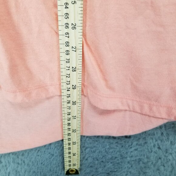 Free People Top Womens Small Coral Pink FP Movement Short Sleeve Tee - Picture 6 of 11